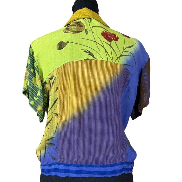 Sacred Threads Multicolor Patchwork Jacket - Picture 3 of 6